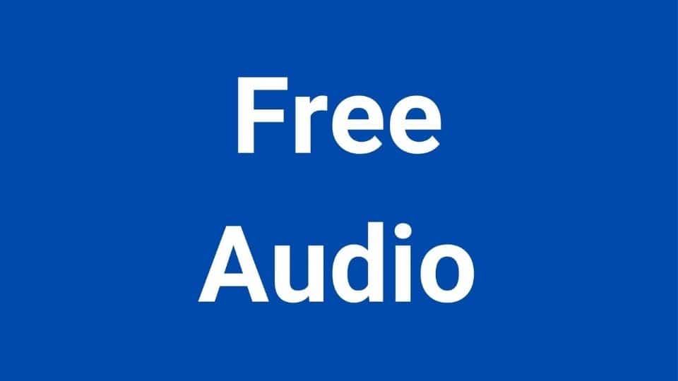 Image of headline about lead magnet idea of free audio example